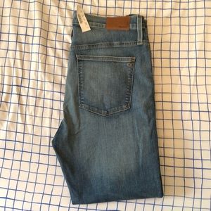 NWT Madewell 10” high rise skinny jeans size 32